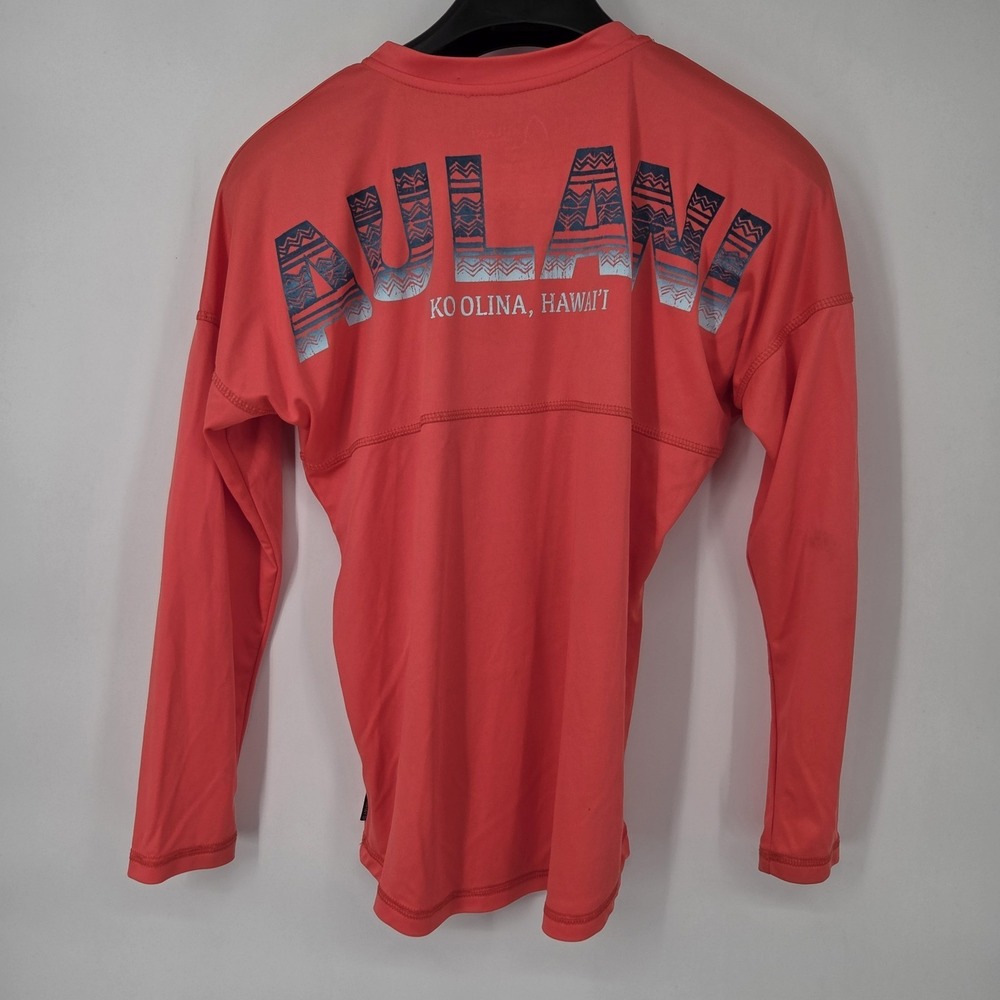 Disney Aulani Resort Spirit Jersey Rash Guard in Coral Pink Size XS